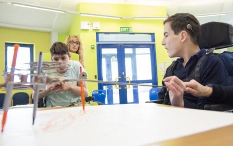 Student artwork exhibited as part of 'The Big Draw'