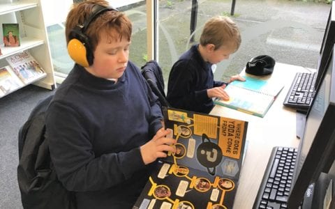 M3 class learn literacy and independence skills on day out